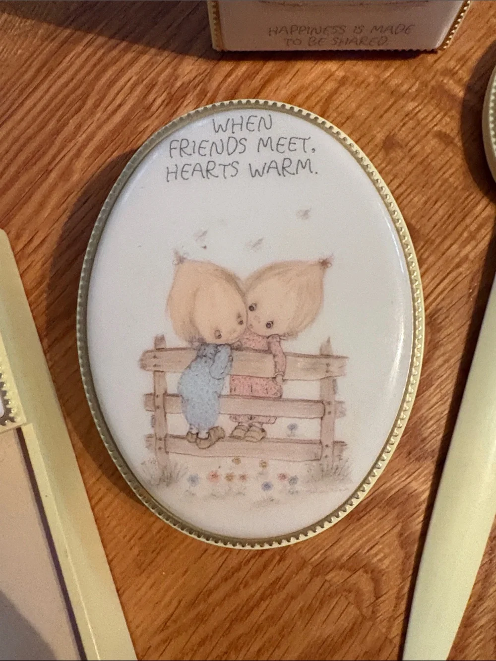 Vintage Precious Moments 5 piece desk set 1970’s